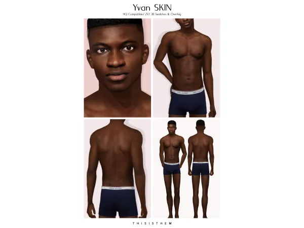 Alpha Yvan Skin Sim by ThisIsThem - The Sims 4 Custom Content
