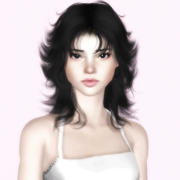 Lamz Vendetta Hair by simsfinds - The Sims 3 Custom Content