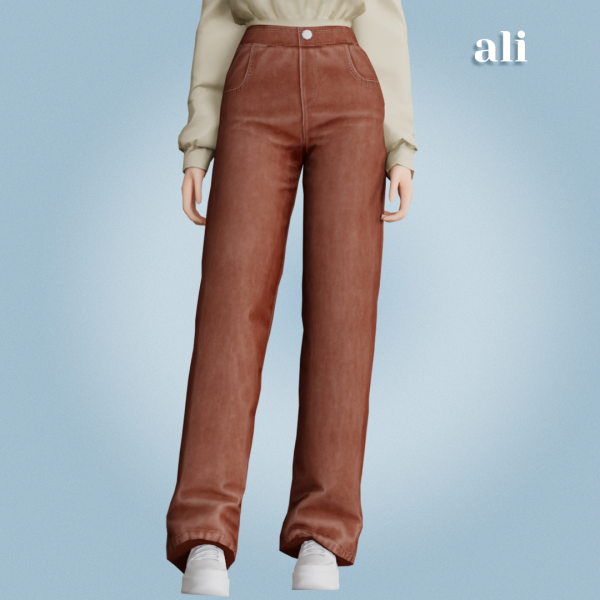 Alpha Ali pants by amelylina - The Sims 4 Custom Content