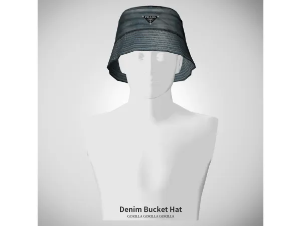 Denim Bucket Hat by gorillax3