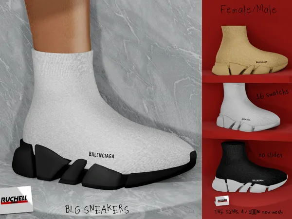 Alpha blg sneakers - The Sims 4 Custom Content