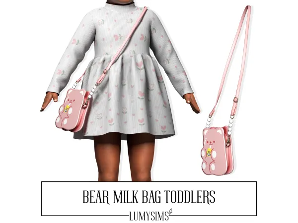 Alpha BEAR MILK BAG TODDLERS - The Sims 4 Custom Content