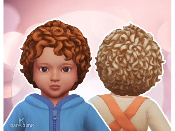 Maxis Match Camila Curls for Infants by Kiara Zurk - The Sims 4 Custom Content