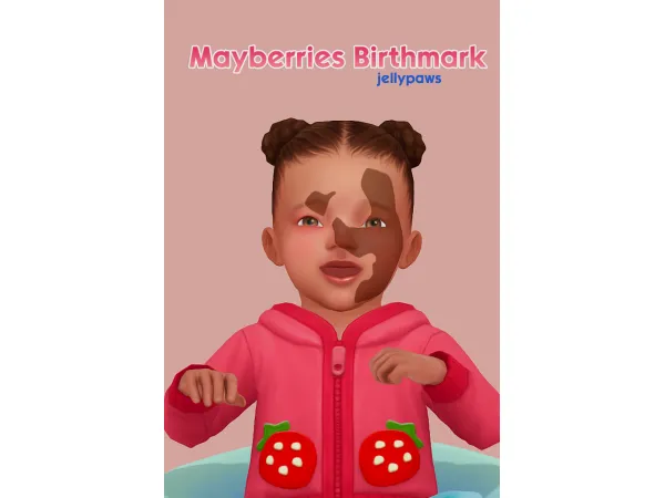 Maxis Match Mayberries Birthmark by JellyPaws - The Sims 4 Custom Content