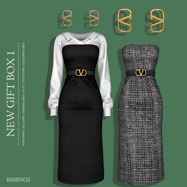 Alpha [RIMINGS] NEW GIFT BOX 1 by simsfinds - The Sims 4 Custom Content