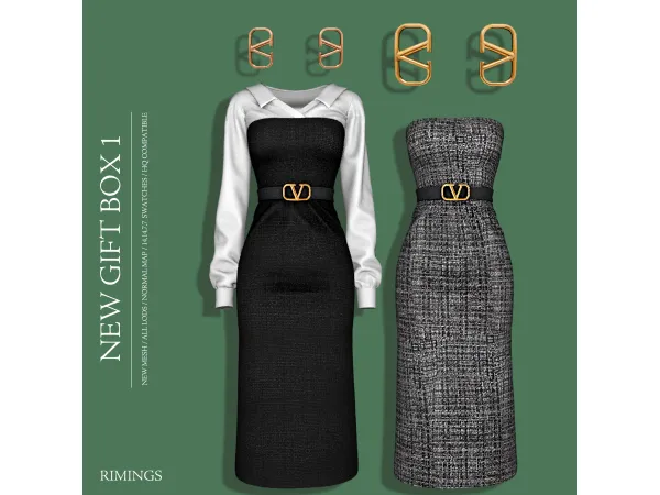 Alpha [RIMINGS] NEW GIFT BOX 1 by RIMINGS - The Sims 4 Custom Content