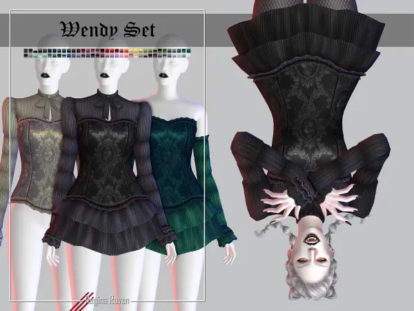 Maxis Match Wendy Set by Regina Raven - The Sims 4 Custom Content