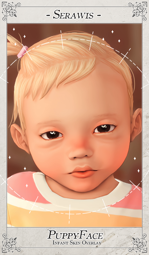 Maxis Match SERAWIS Puppyface (overlay blush) by simsfinds - The Sims 4 Custom Content
