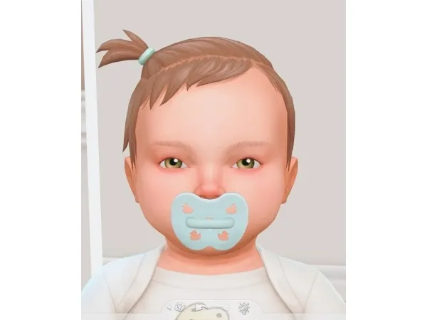 Maxis Match [Scarlett Bulckowisk] Hevea Duck Pacifier (Infant) - The Sims 4 Custom Content
