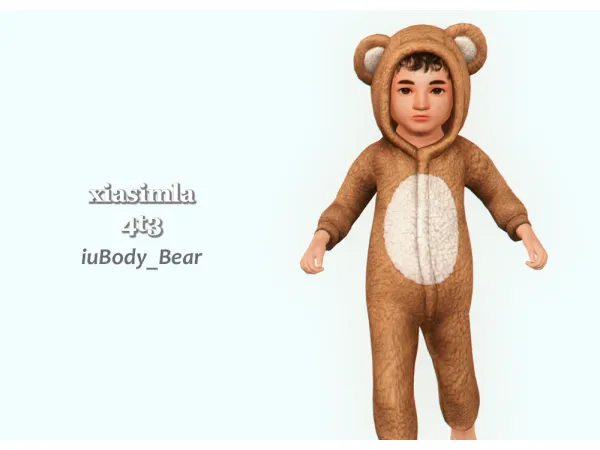 4t3 Bear Onesie for Toddlers