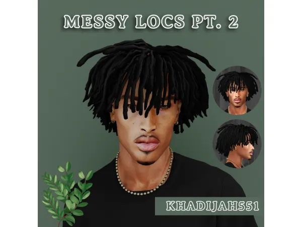 Maxis Match MESSY LOCS PT 2 by khadijah551 - The Sims 4 Custom Content