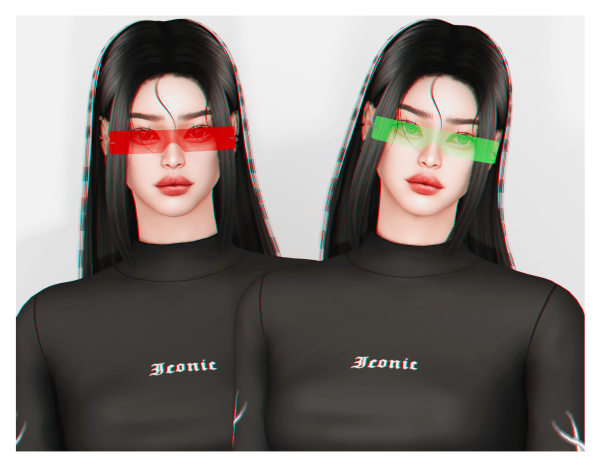 Alpha Iconic Glasses by plbsims - The Sims 4 Custom Content