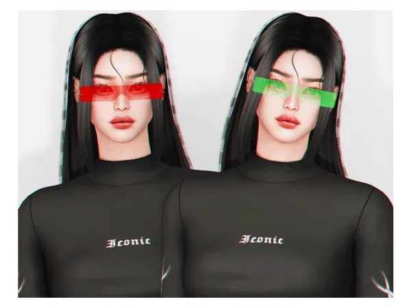 Alpha Iconic Glasses - The Sims 4 Custom Content