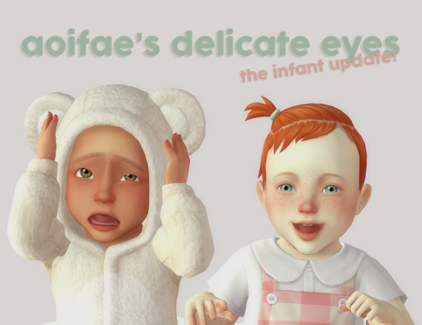 Maxis Match aoifaes delicate eye recolors infant update by simsfinds - The Sims 4 Custom Content