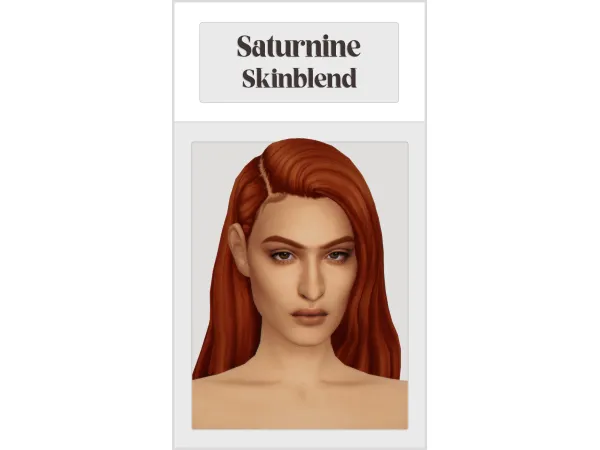Maxis Match Saturnine Skinblend - The Sims 4 Custom Content