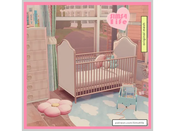 Alpha Crib - The Sims 4 Custom Content