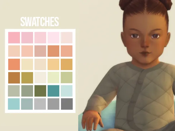 Maxis Match Quilted Onesie Recolor by simsfinds - The Sims 4 Custom Content