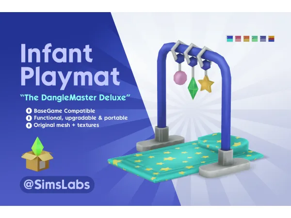 Maxis Match Infant Playmat - The Sims 4 Custom Content
