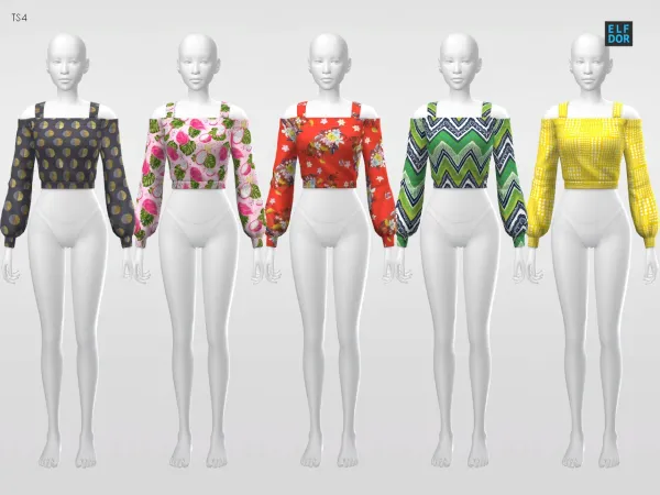 Maxis Match Spring Sweater 1 - The Sims 4 Custom Content