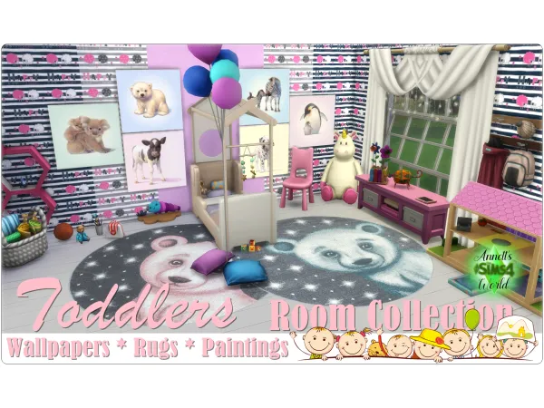 Maxis Match Toddlers Room Collection by Annett's Sims 4 Welt ASW - The Sims 4 Custom Content