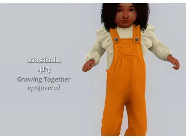 4t3 Growing Together Overalls for Toddlers