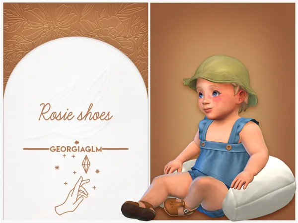 Maxis Match Rosie Shoes by Georgiaglm - The Sims 4 Custom Content