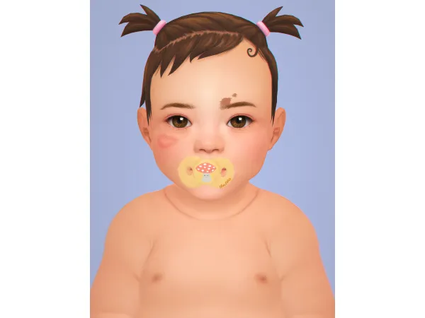 Maxis Match CONTACTS 101 as DEFAULT INFANTS eyebrows 68 71 by sims3melancholic - The Sims 4 Custom Content