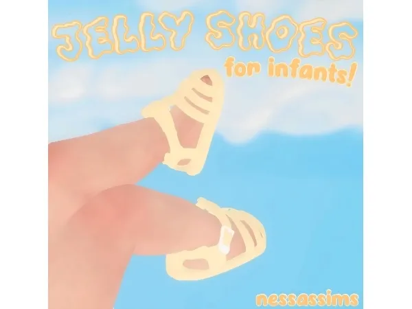 Mix Jelly shoes for infants - The Sims 4 Custom Content