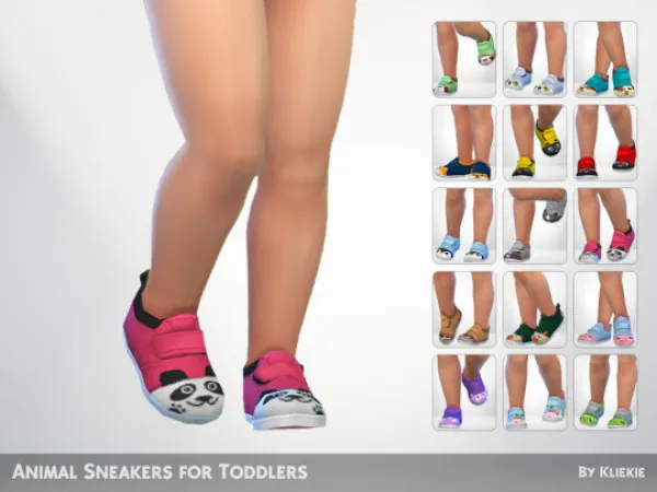 Maxis Match Animal Sneakers for Toddlers - The Sims 4 Custom Content