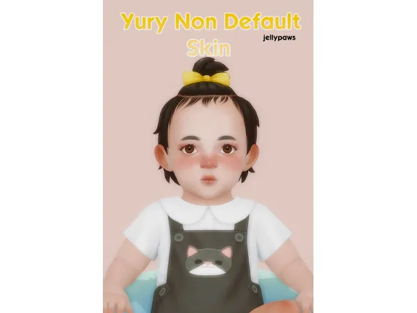 Maxis Match Yury Non Default Skin Converted by JellyPaws - The Sims 4 Custom Content