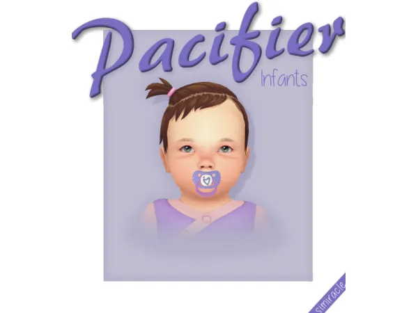 Maxis Match Random Pacifier Infants - The Sims 4 Custom Content