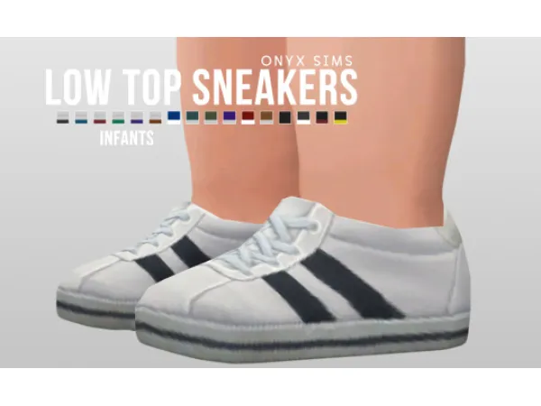 Maxis Match LOW TOP SNEAKERS [INFANTS] - The Sims 4 Custom Content