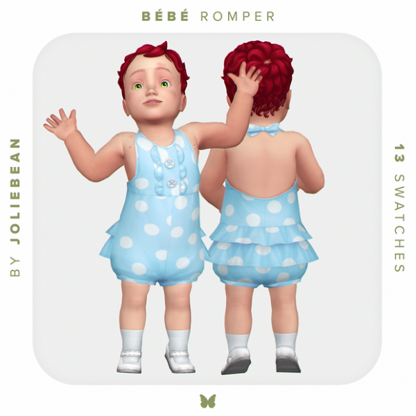 Maxis Match Bébé Romper by simsfinds - The Sims 4 Custom Content