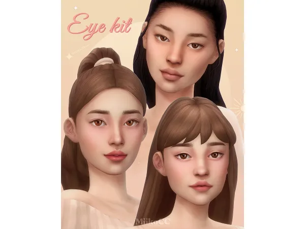 Mix Eye kit by Miiko - The Sims 4 Custom Content