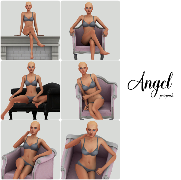 Maxis Match Angel posepack (Patreon Early Access) by bommie-sims - The Sims 4 Custom Content