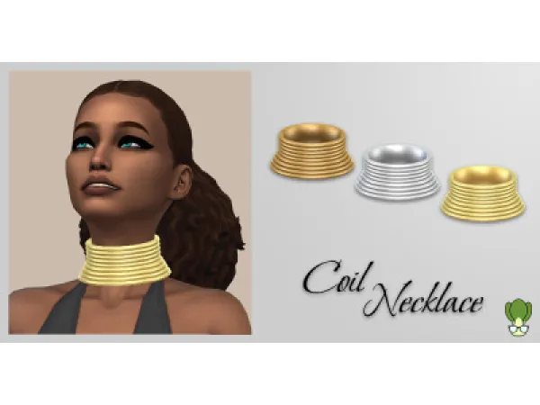 Maxis Match COIL NECKLACE SIMS 4 - The Sims 4 Custom Content
