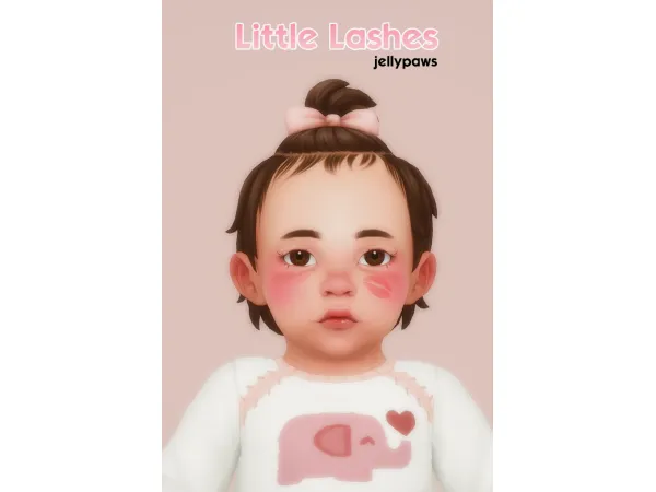 Mix Little Lashes by JellyPaws - The Sims 4 Custom Content