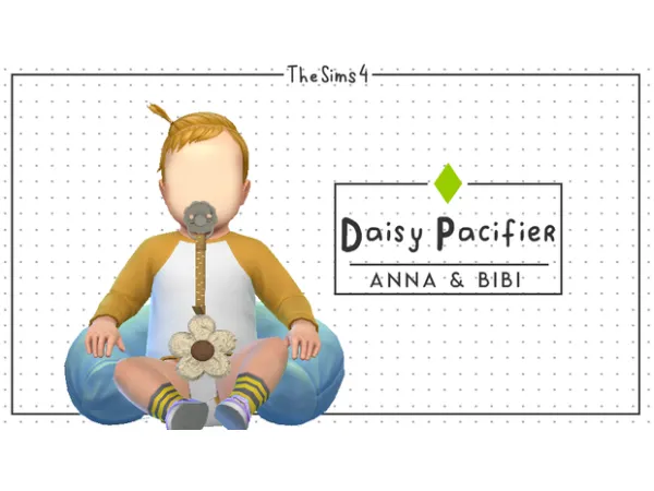 Mix Daisy Pacifier [AnnaBibi] - The Sims 4 Custom Content