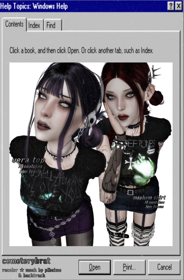 Alpha vera x mayhem by simsfinds - The Sims 4 Custom Content