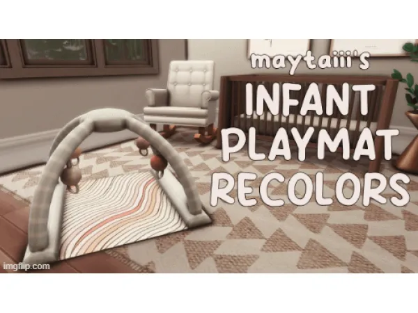 Maxis Match infant playmat recolors by Maytaiii - The Sims 4 Custom Content