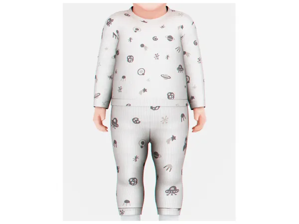 Alpha Lion Sweater Pants (Infants) - The Sims 4 Custom Content