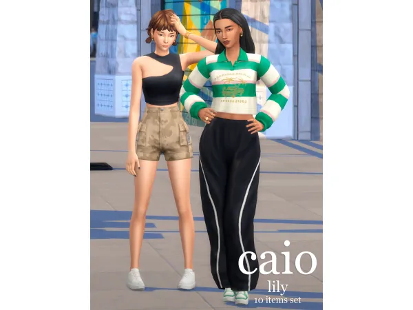 Maxis Match Lily A 10 items set by Caio - The Sims 4 Custom Content