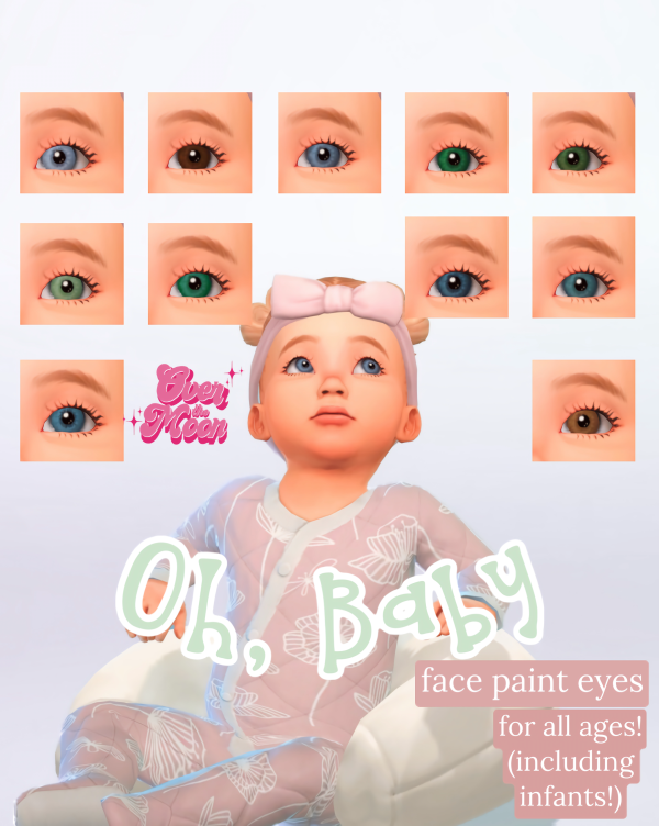 Maxis Match Oh Baby Eyes by simsfinds - The Sims 4 Custom Content