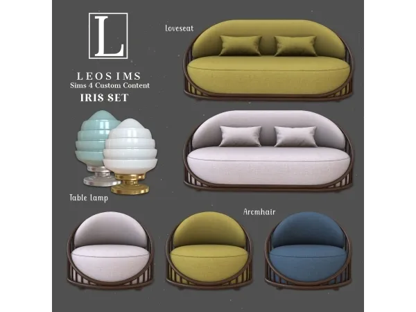 Alpha Iris Set - The Sims 4 Custom Content