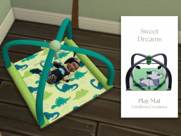 Maxis Match Sweet Dreams Play Mat - The Sims 4 Custom Content