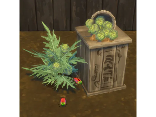 Maxis Match Artichoke Harvestable - The Sims 4 Custom Content
