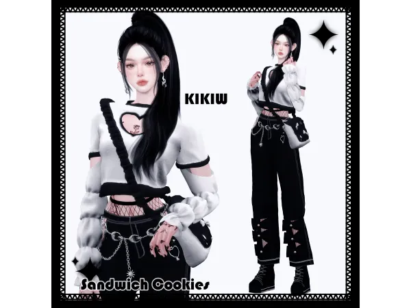 Alpha [KIKIW]Sandwich Cookies by KIKIW - The Sims 4 Custom Content