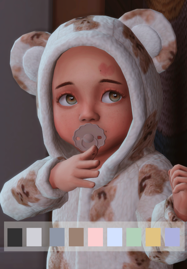 Maxis Match TPLP FRIGG Daisy pacifier by simsfinds - The Sims 4 Custom Content