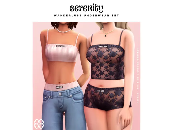 Maxis Match Wanderlust Set (11 items) by Serenity - The Sims 4 Custom Content