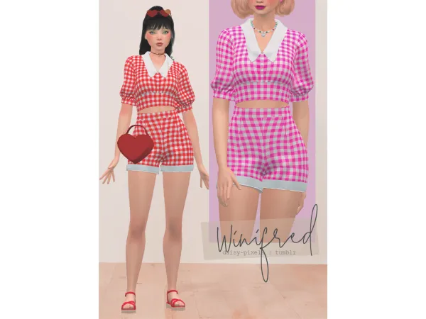 Alpha Winifred Set by Daisy Pixels - The Sims 4 Custom Content